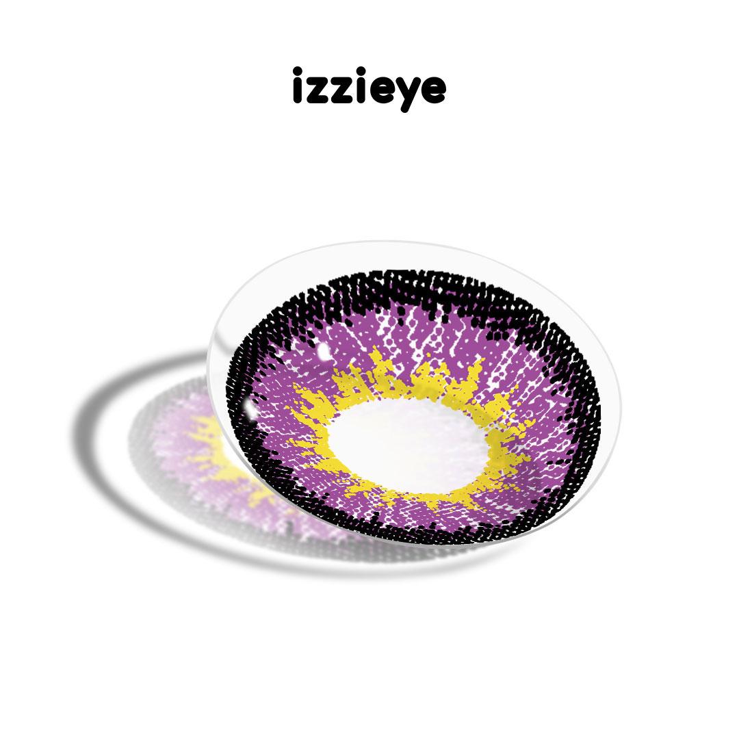 Borealis Purple Prescription Colored Contact Lenses