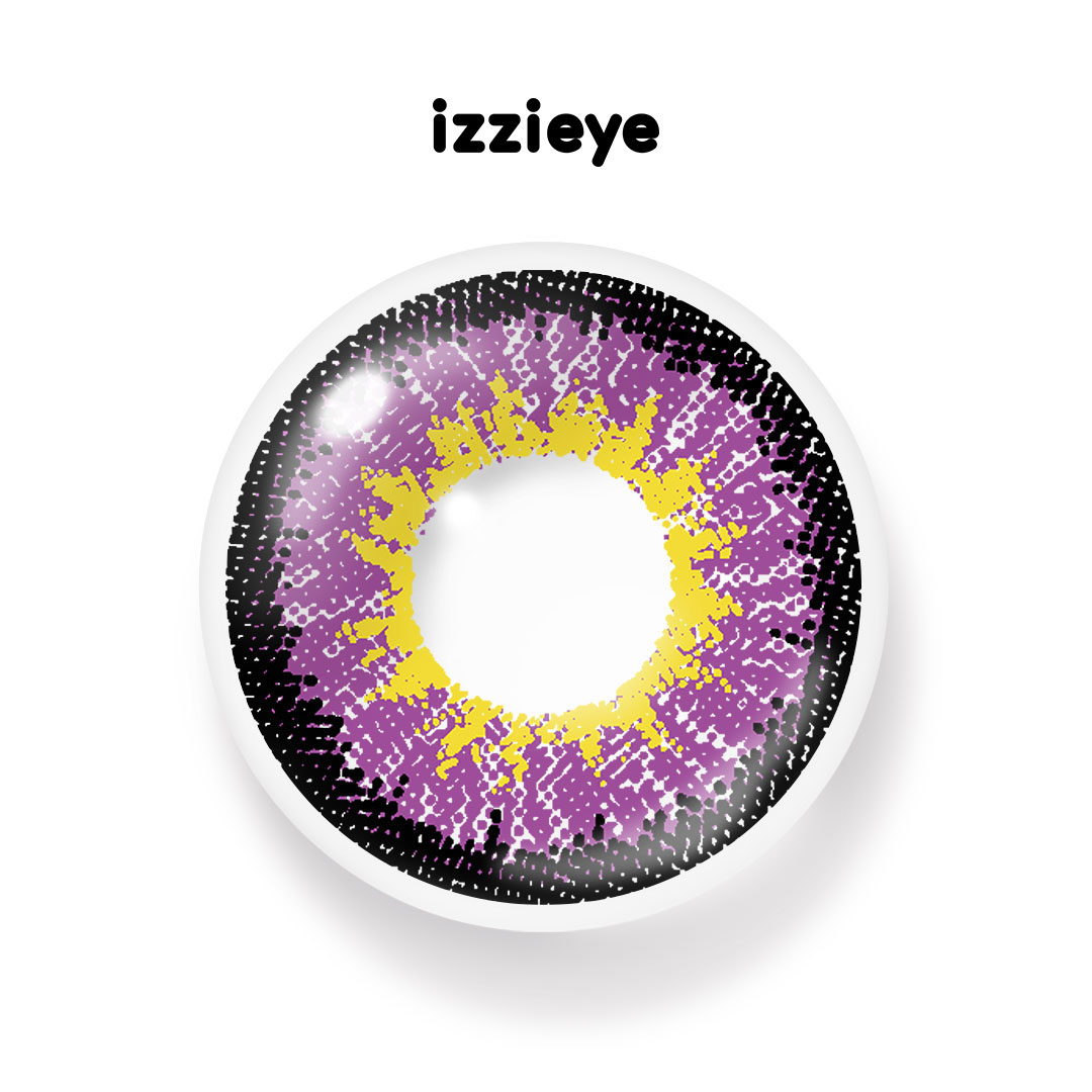 Borealis Purple Prescription Colored Contact Lenses