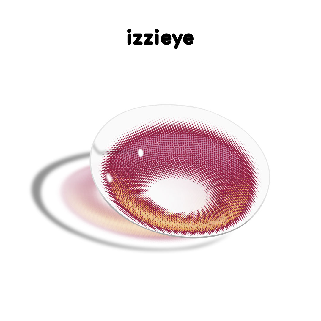 Brisca Red Colored Contact Lenses