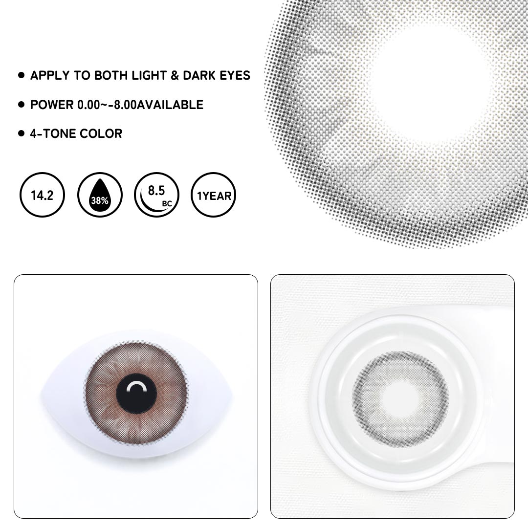 Celestine Gray Colored Contact Lenses