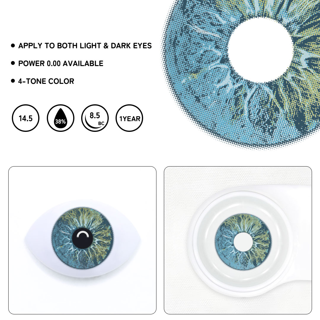 Charmelle Blue Colored Contact Lenses
