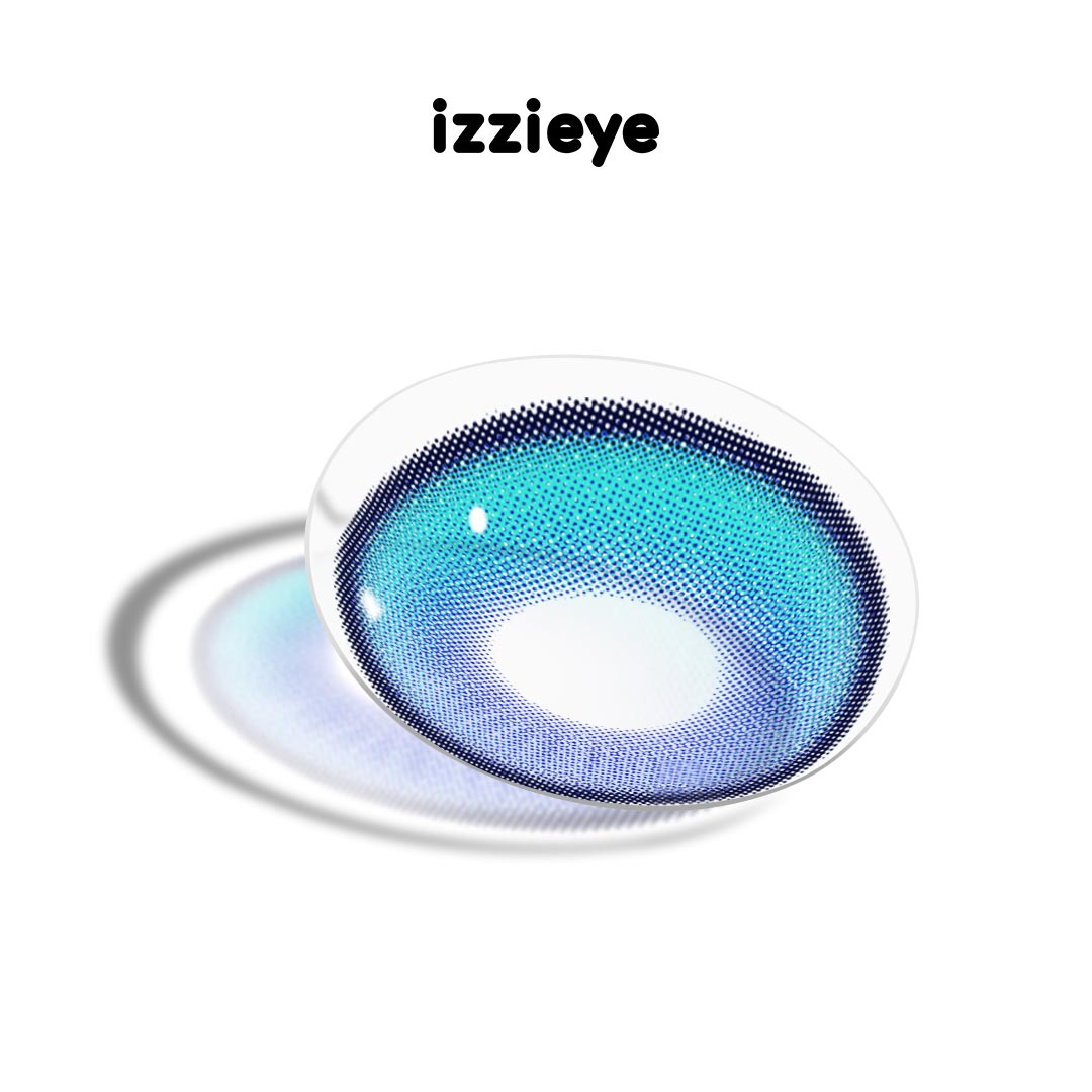 Coastal Blue Colored Contact Lenses