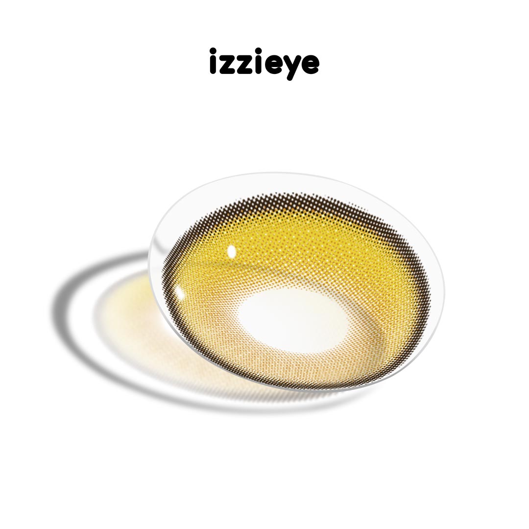 Coastal Yellow Colored Contact Lenses