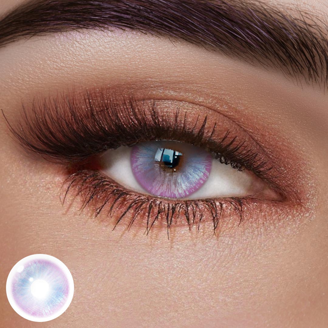 Coco Light Purple Colored Contact Lenses