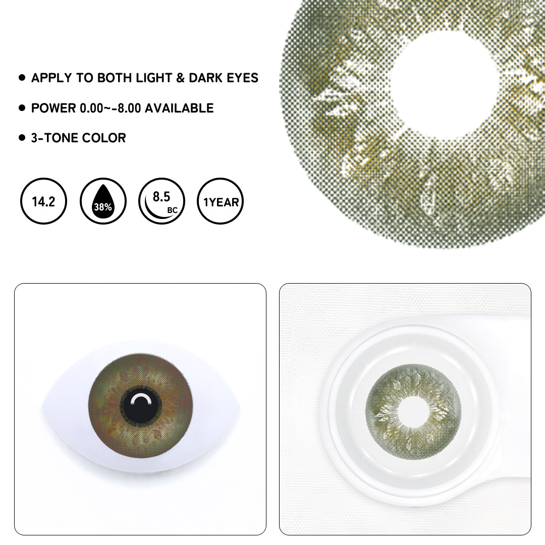 Cookie Green Colored Contact Lenses