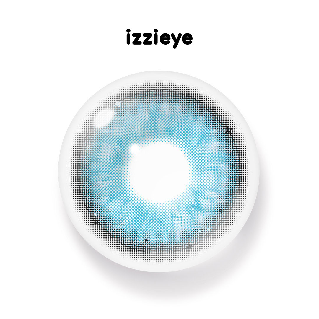 Crisp Mist Blue Colored Contact Lenses