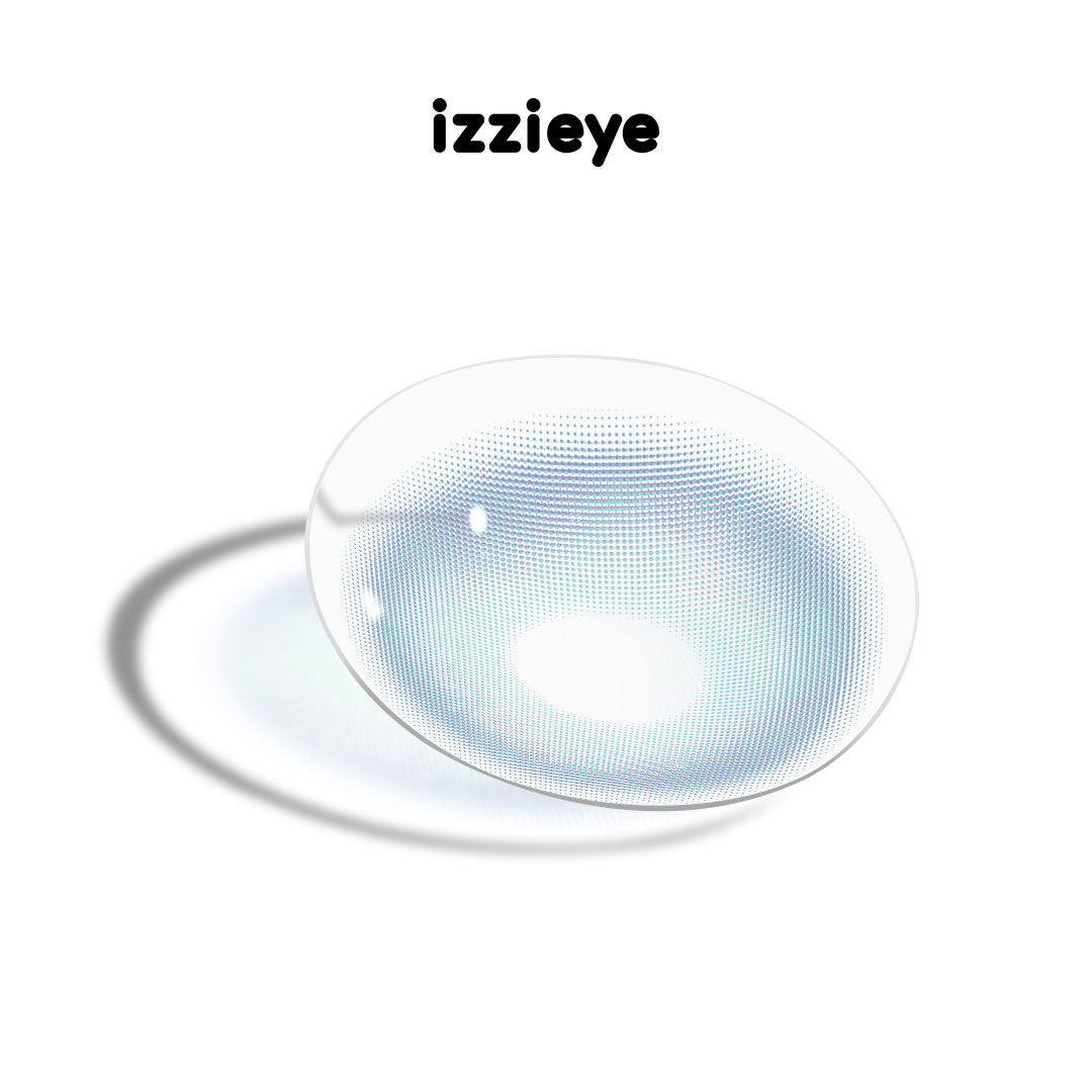 Crystal Wave Blue Colored Contact Lenses