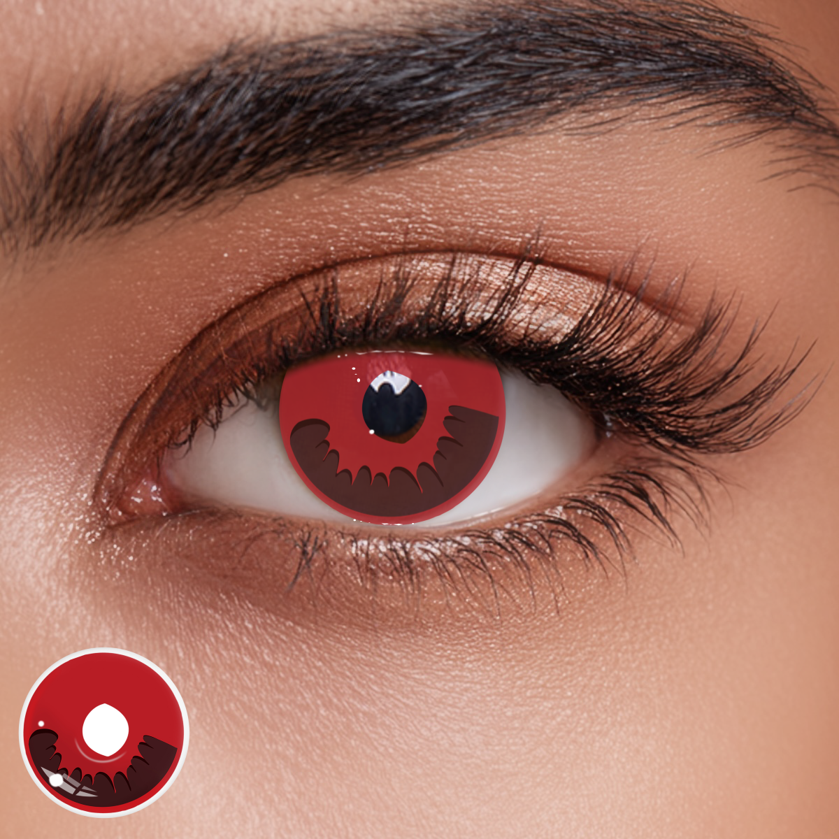 Demon Slayer - Tanjiro Kamado Style Colored Contact Lenses