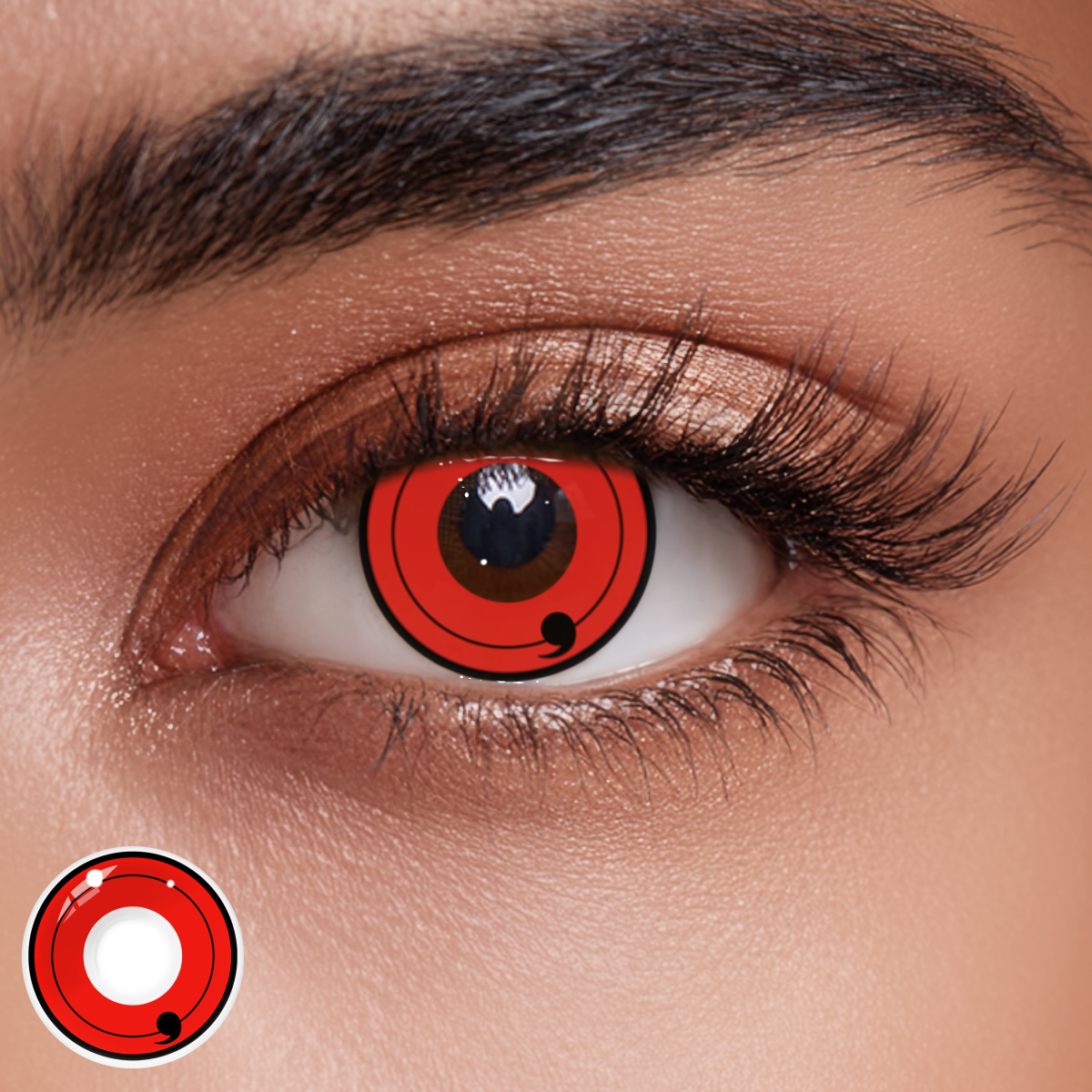 Sharingan Magatama First Stage Style Colored Contact Lenses