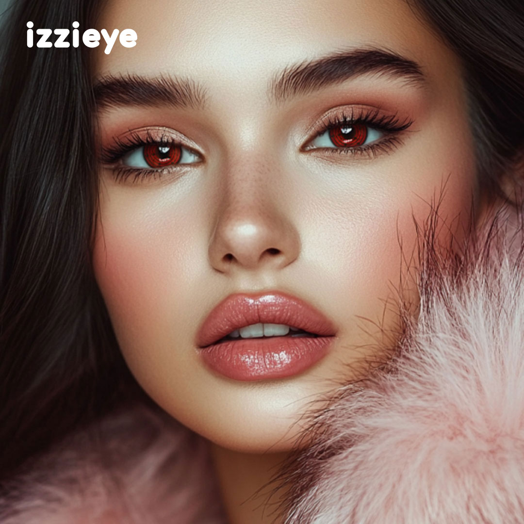 Rinne Sharingan Red Style Colored Contact Lenses