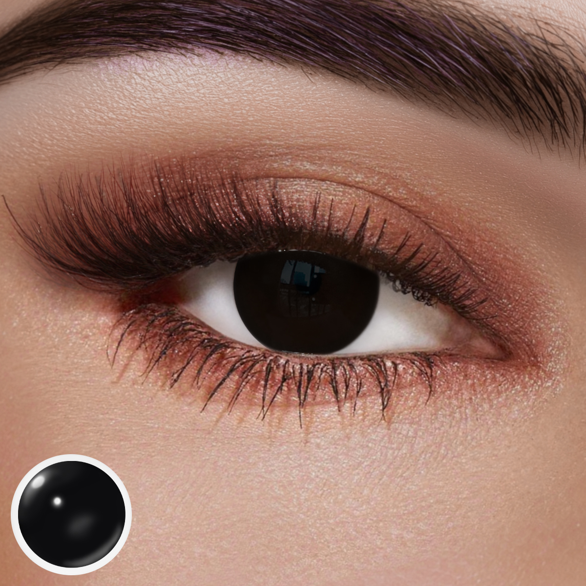 Puppet Black Colored Contact Lenses