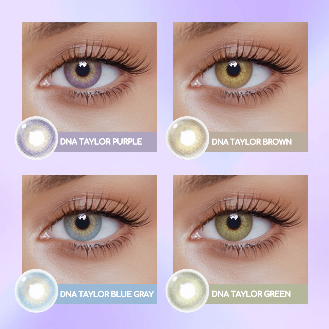 DNA Taylor Purple Colored Contact Lenses