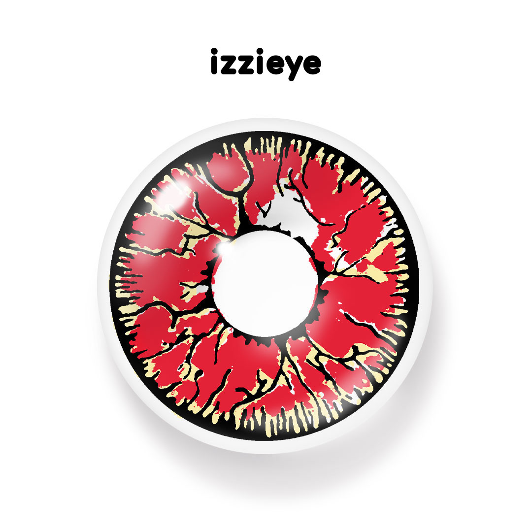 Dangerous Ruby Colored Contact Lenses