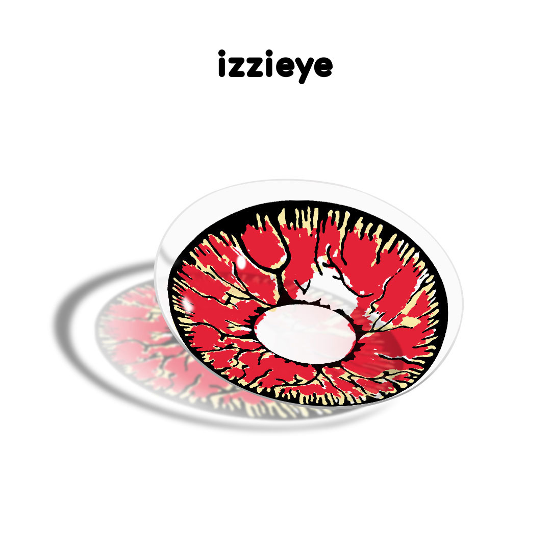 Dangerous Ruby Colored Contact Lenses