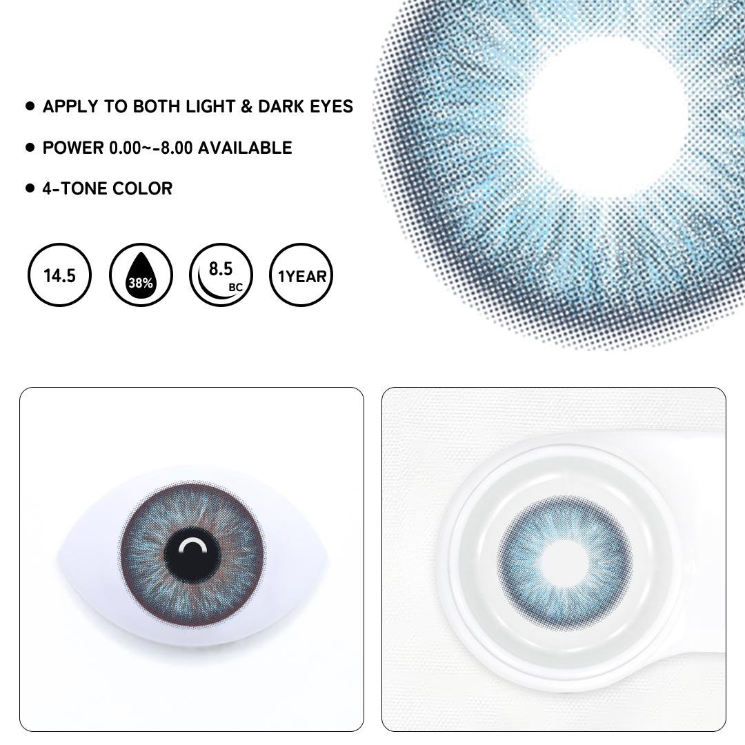 Darklord Blue Colored Contact Lenses
