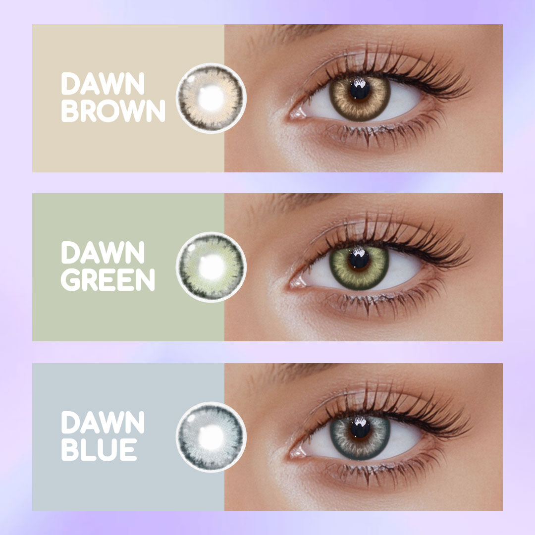 Dawn Green Colored Contact Lenses