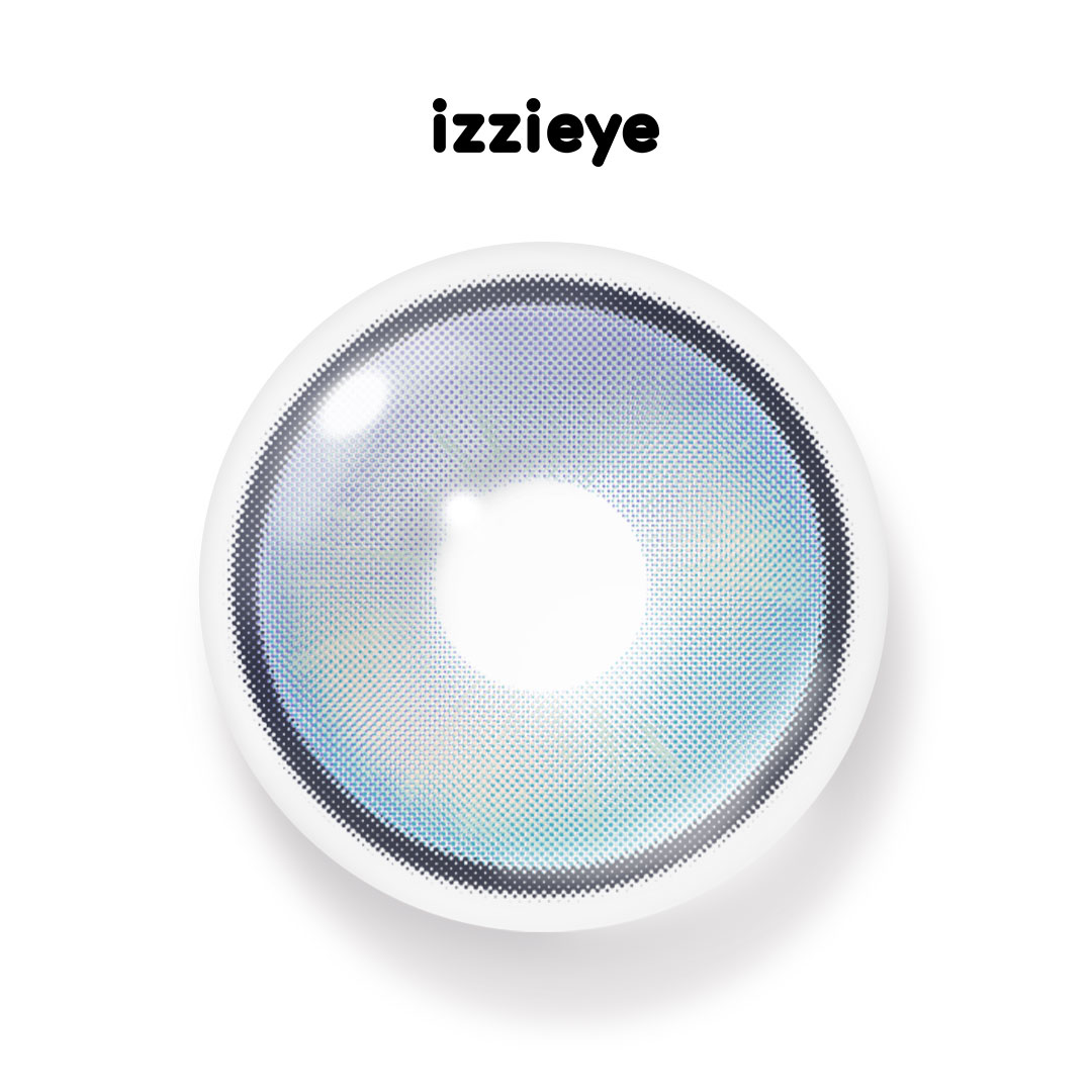 Dew Drop Blue Colored Contact Lenses