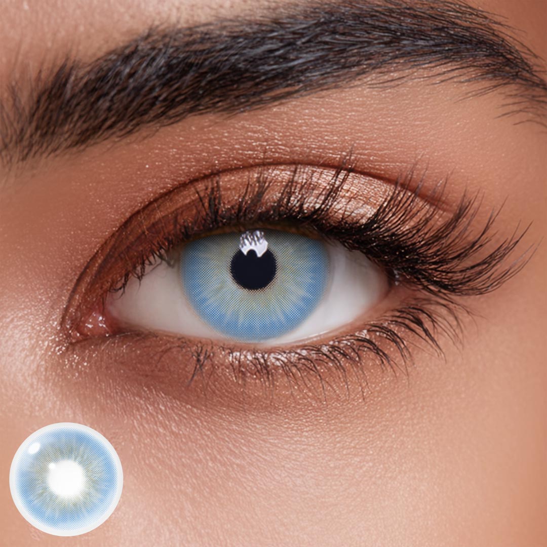 Dewin Blue Colored Contact Lenses