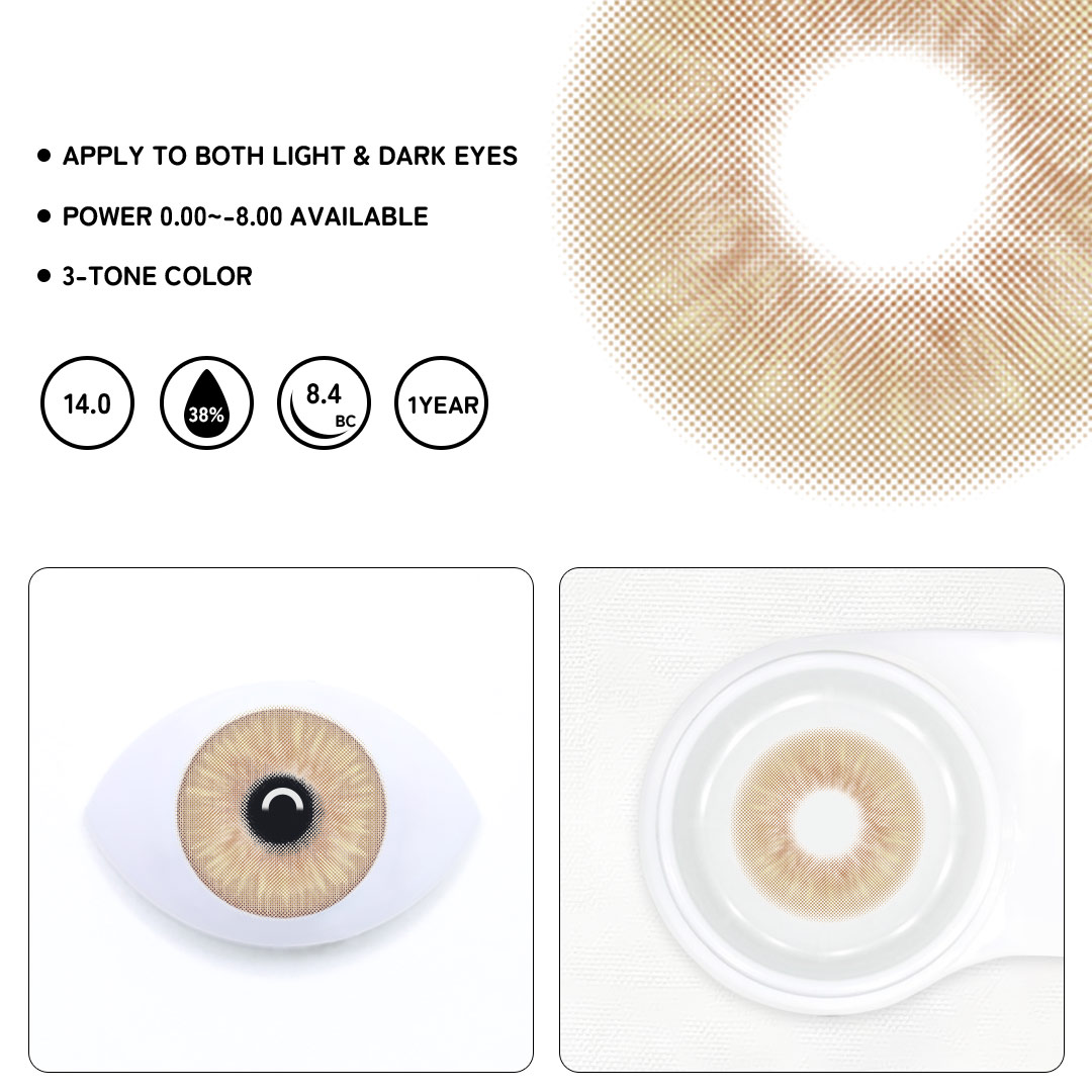 Dewin Brown Colored Contact Lenses