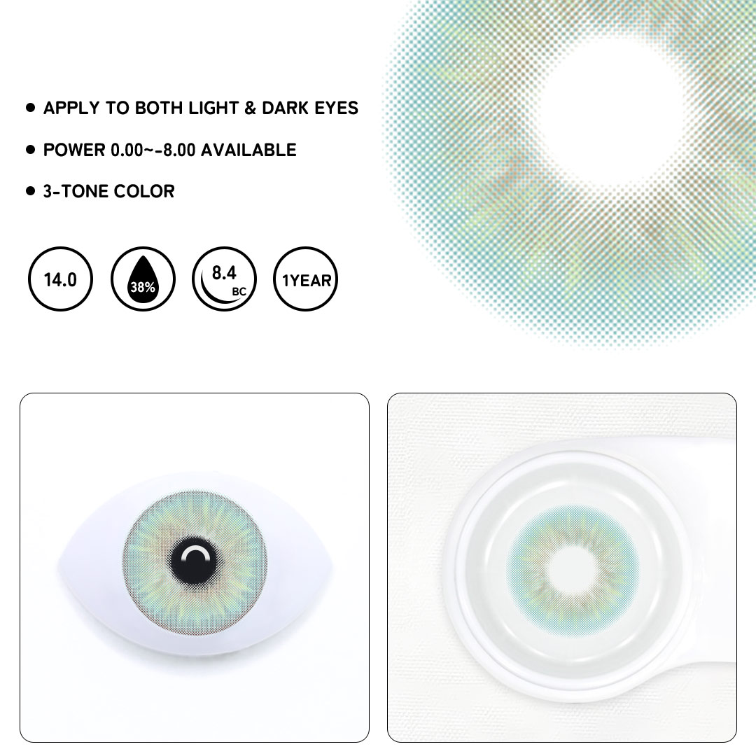 Dewin Green Colored Contact Lenses
