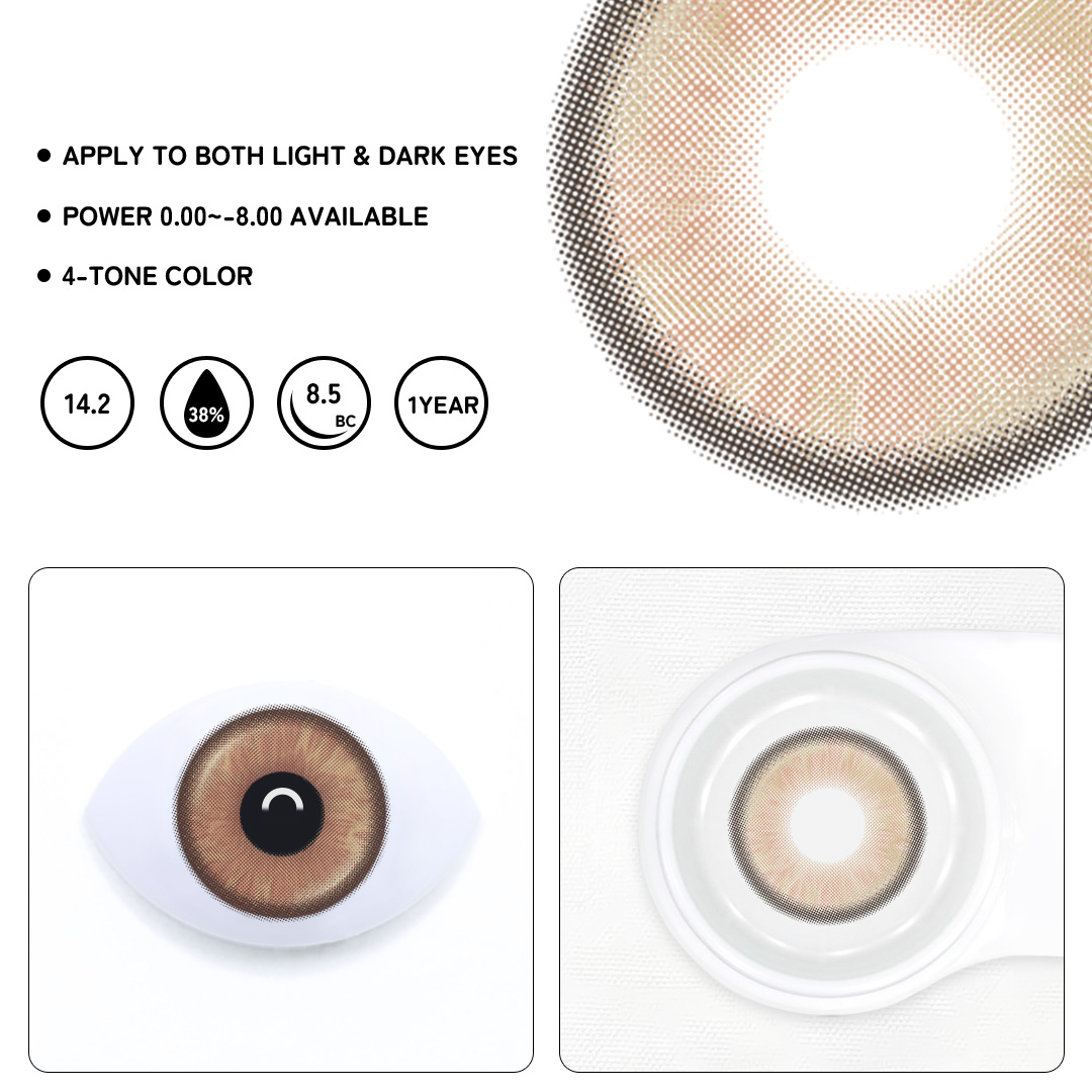 Dovia Brown Colored Contact Lenses