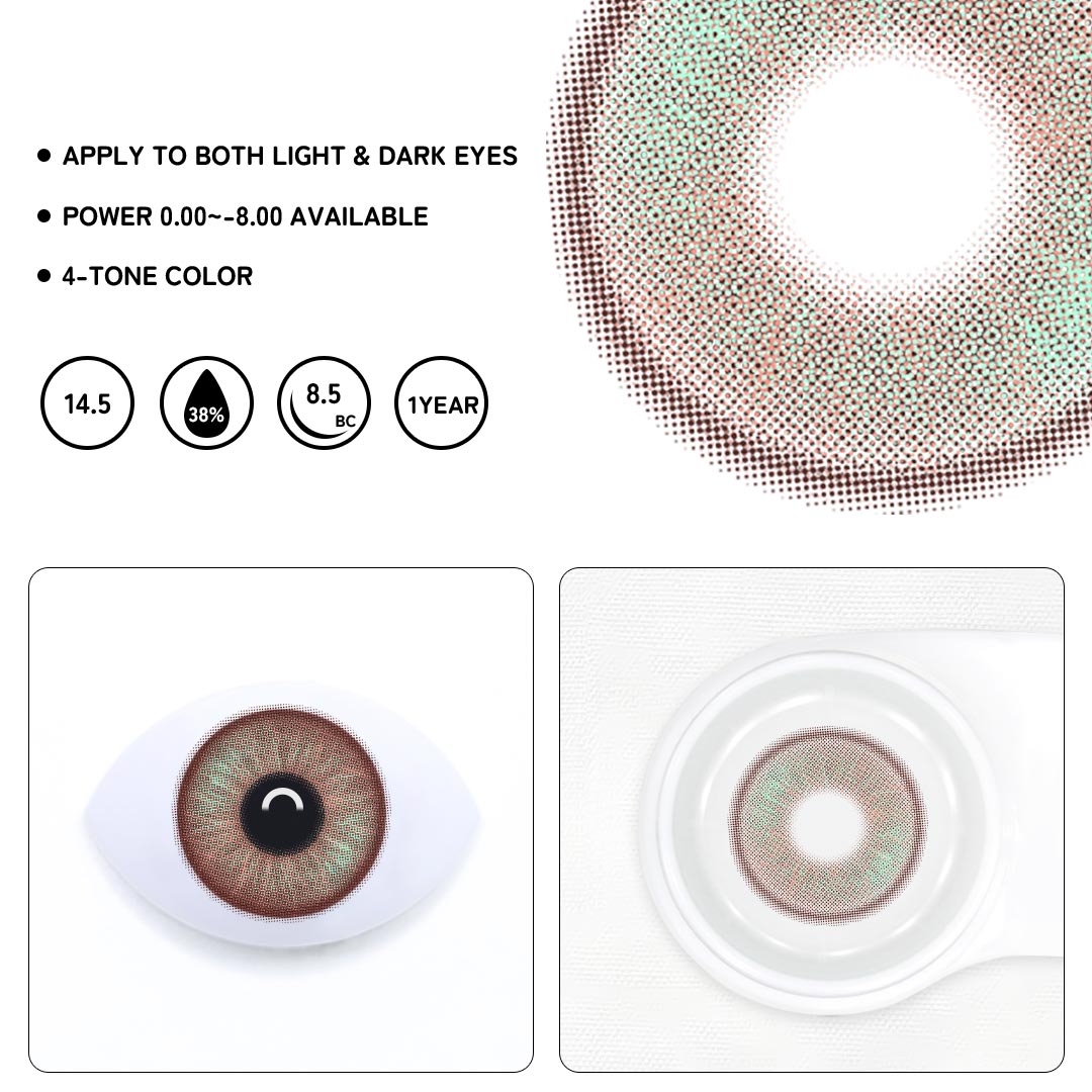 Dreamfire Brown Colored Contact Lenses