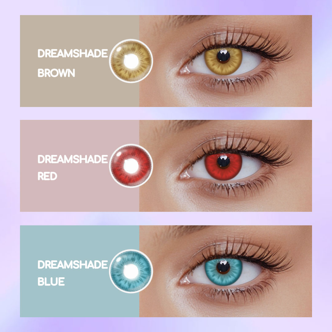 Dreamshade Red Prescription Colored Contact Lenses