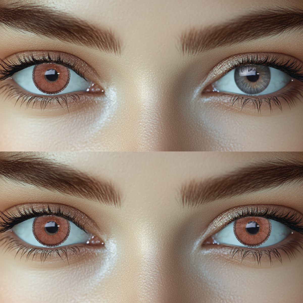 Indie Brown Colored Contact Lenses