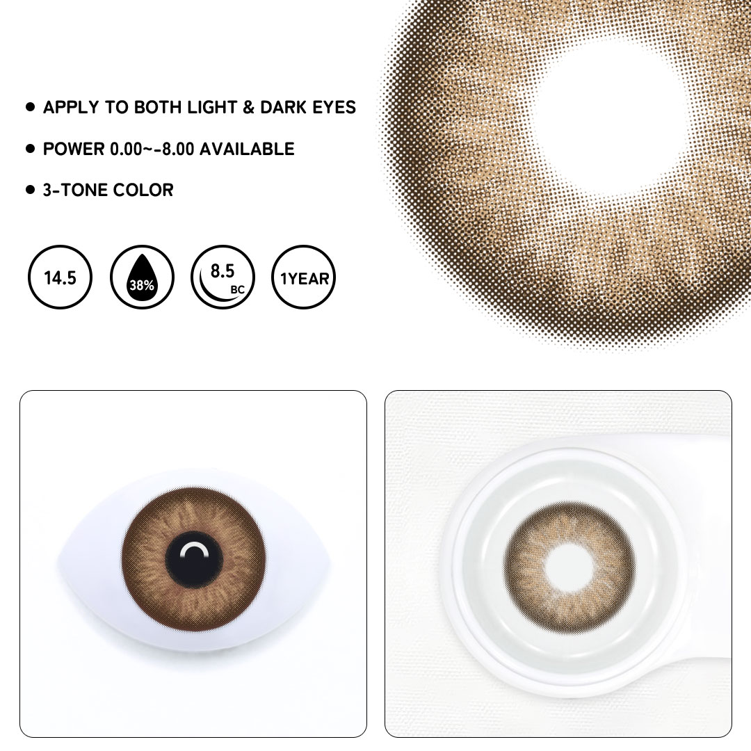 Ellie Brown Colored Contact Lenses