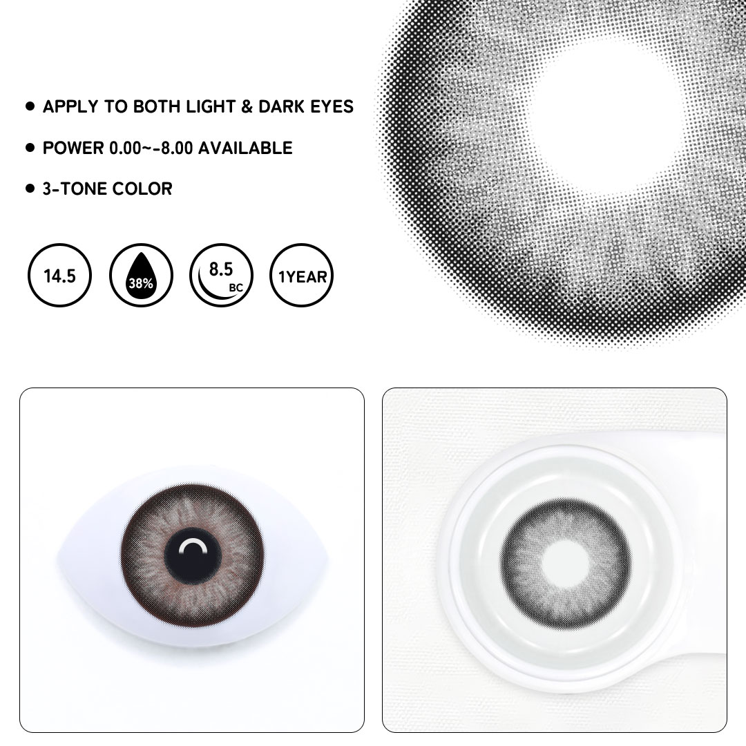 Ellie Gray Colored Contact Lenses