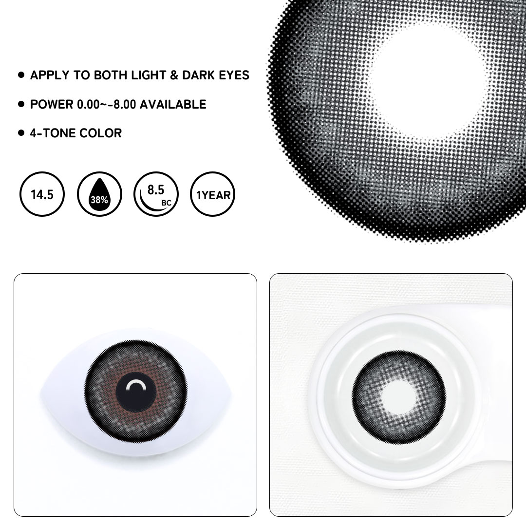 Elysium Grey Colored Contact Lenses