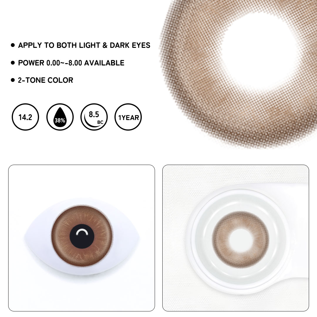 Enchantis Brown Colored Contact Lenses