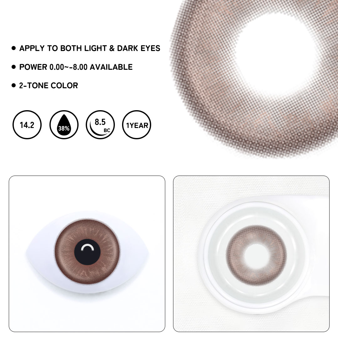Enchantis Chocolate Colored Contact Lenses