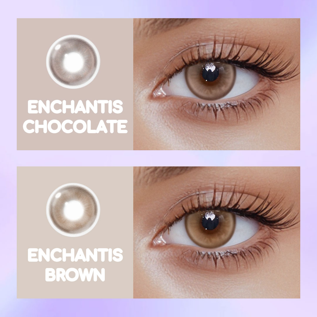 Enchantis Brown Colored Contact Lenses