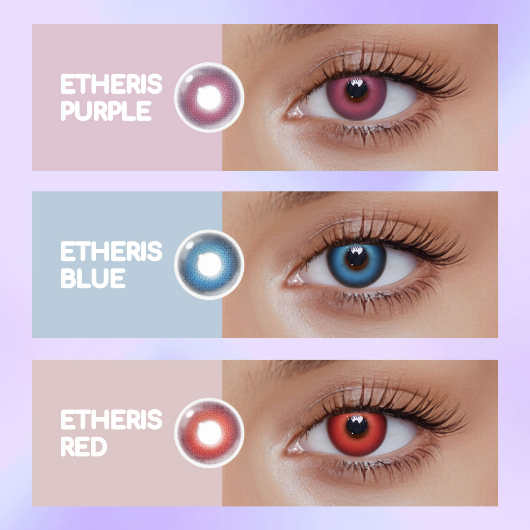 Etheris Red Colored Contact Lenses