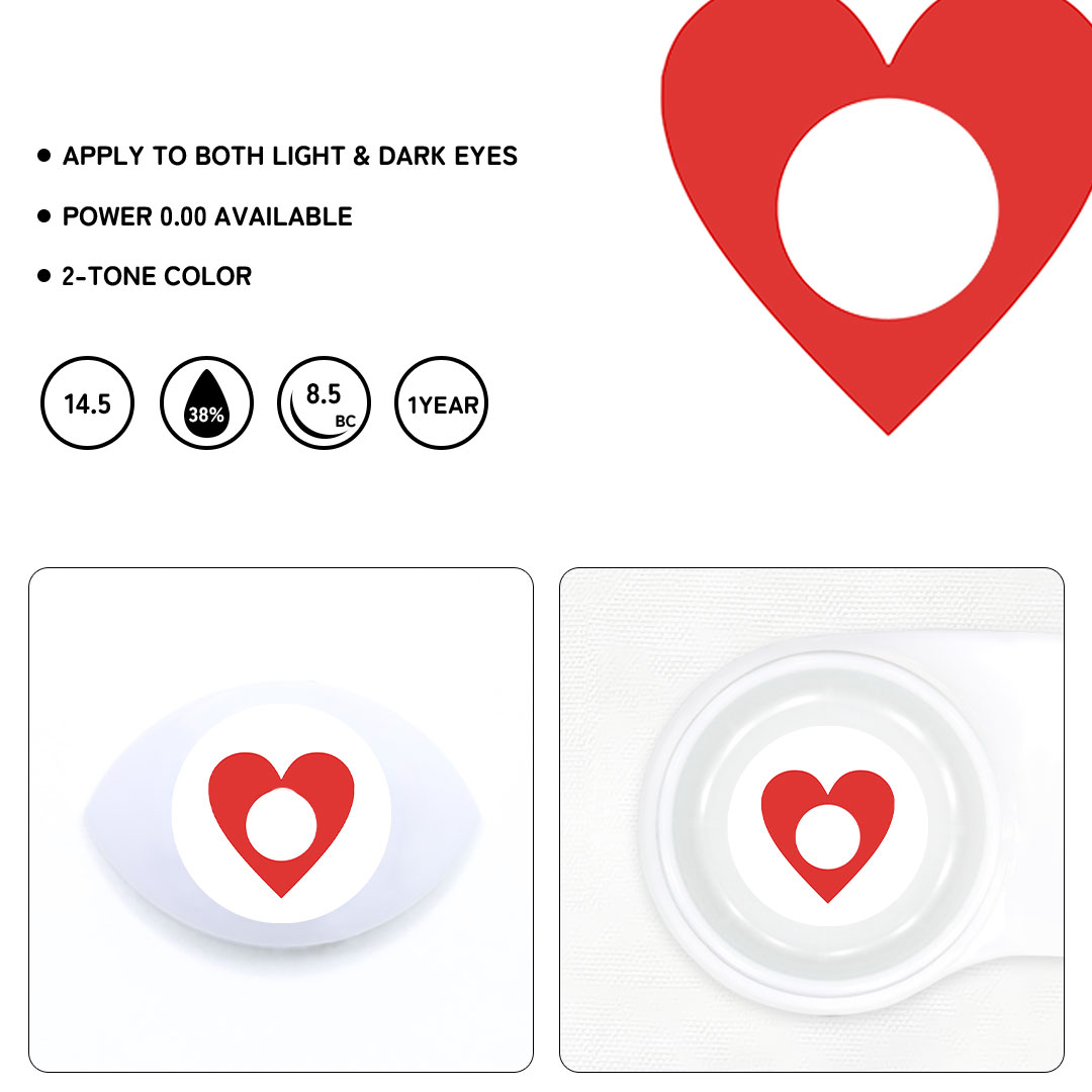 Falling in Love Colored Contact Lenses