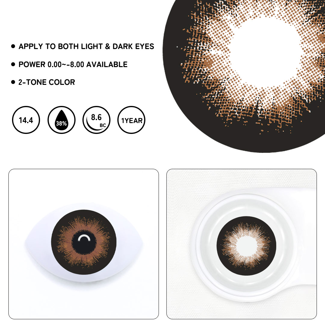 Fawn Hazel Colored Contact Lenses