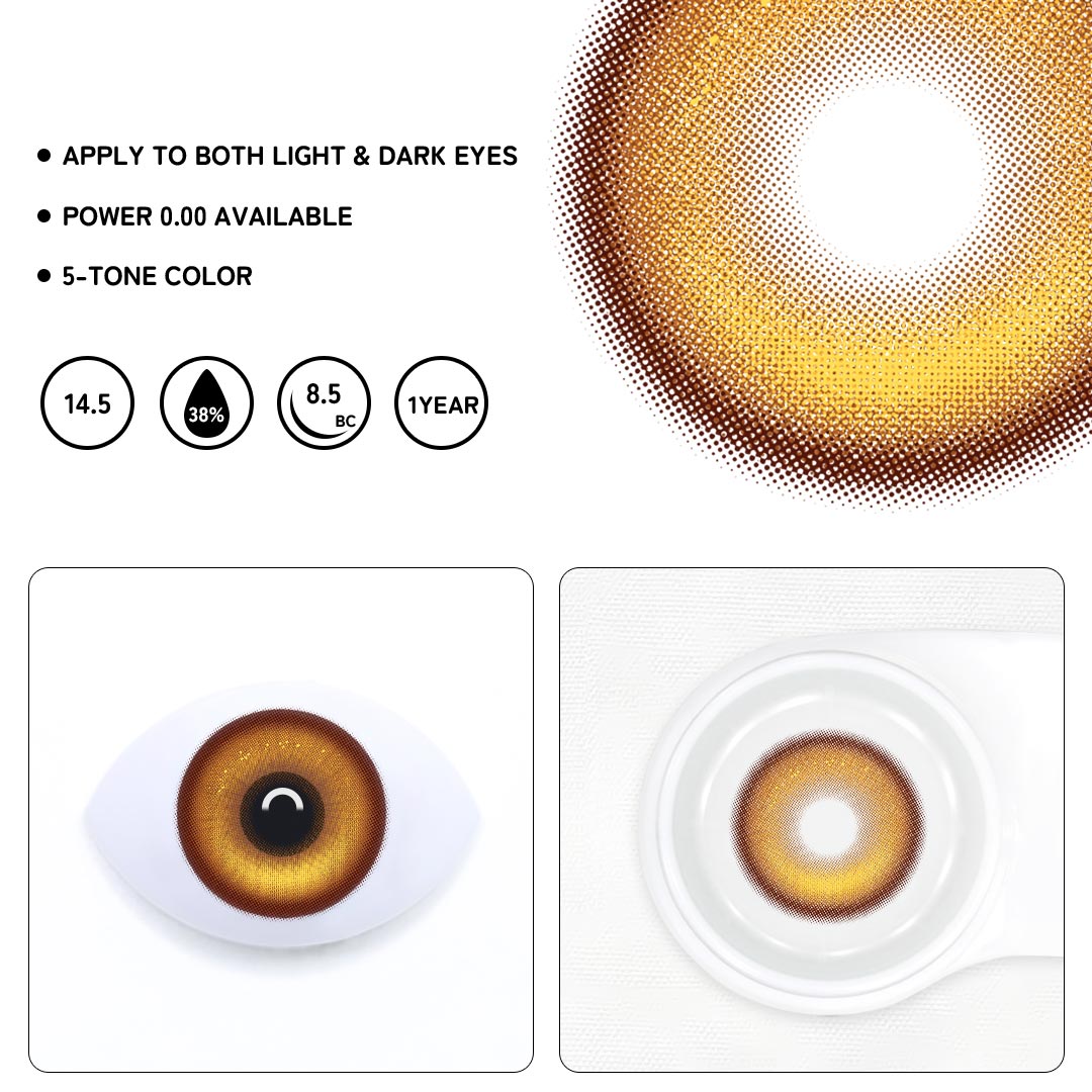 Firestone Brown Colored Contact Lenses