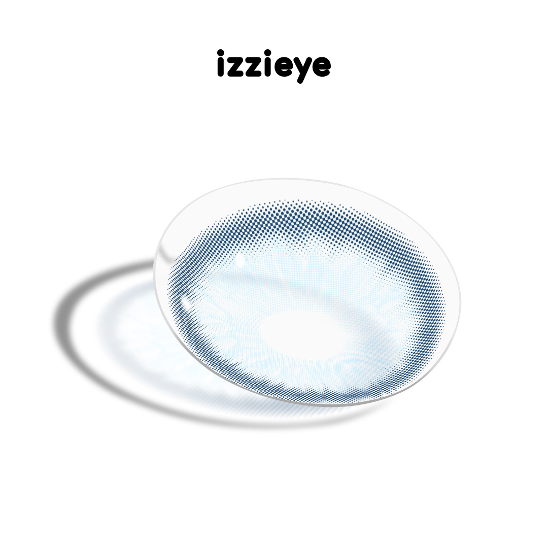 Flirting Blue Colored Contact Lenses