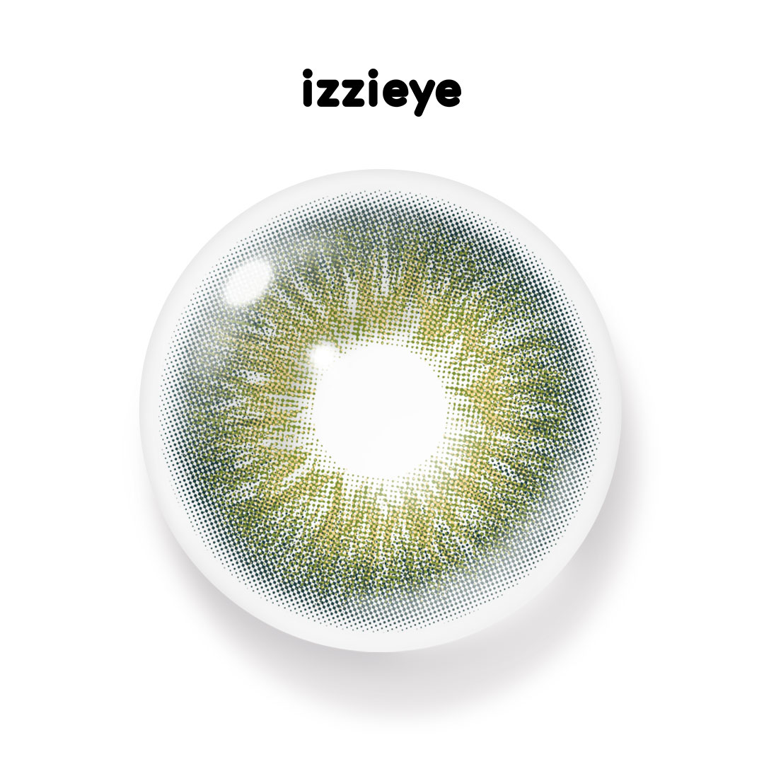 Florescent Green Colored Contact Lenses