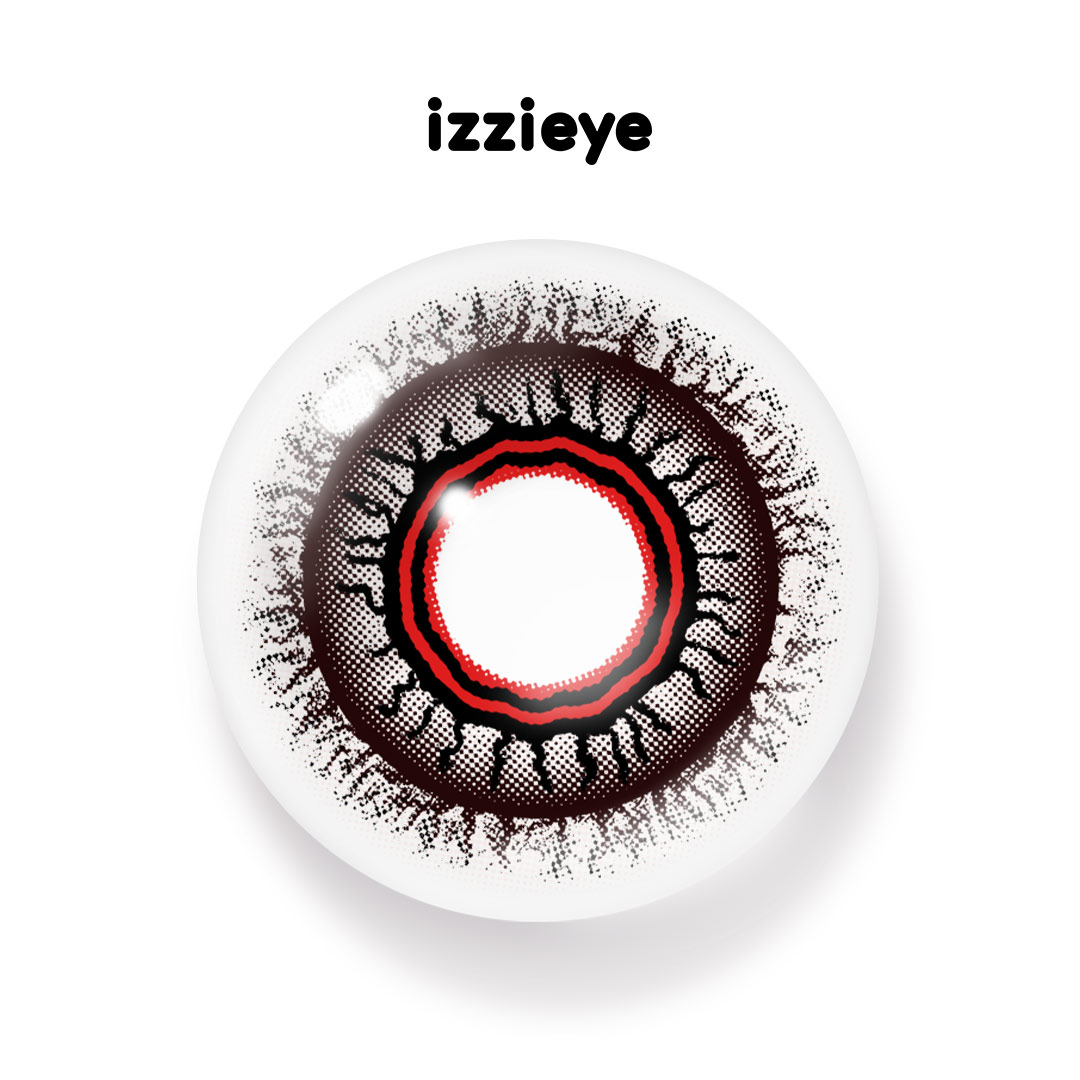 Forgotten Red Colored Contact Lenses