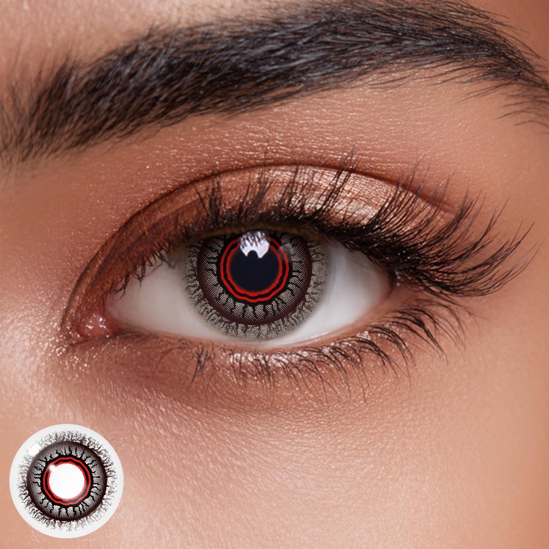 Forgotten Red Colored Contact Lenses