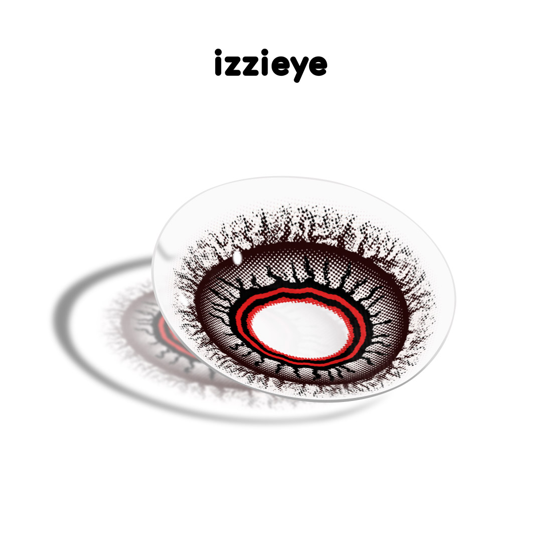 Forgotten Red Colored Contact Lenses