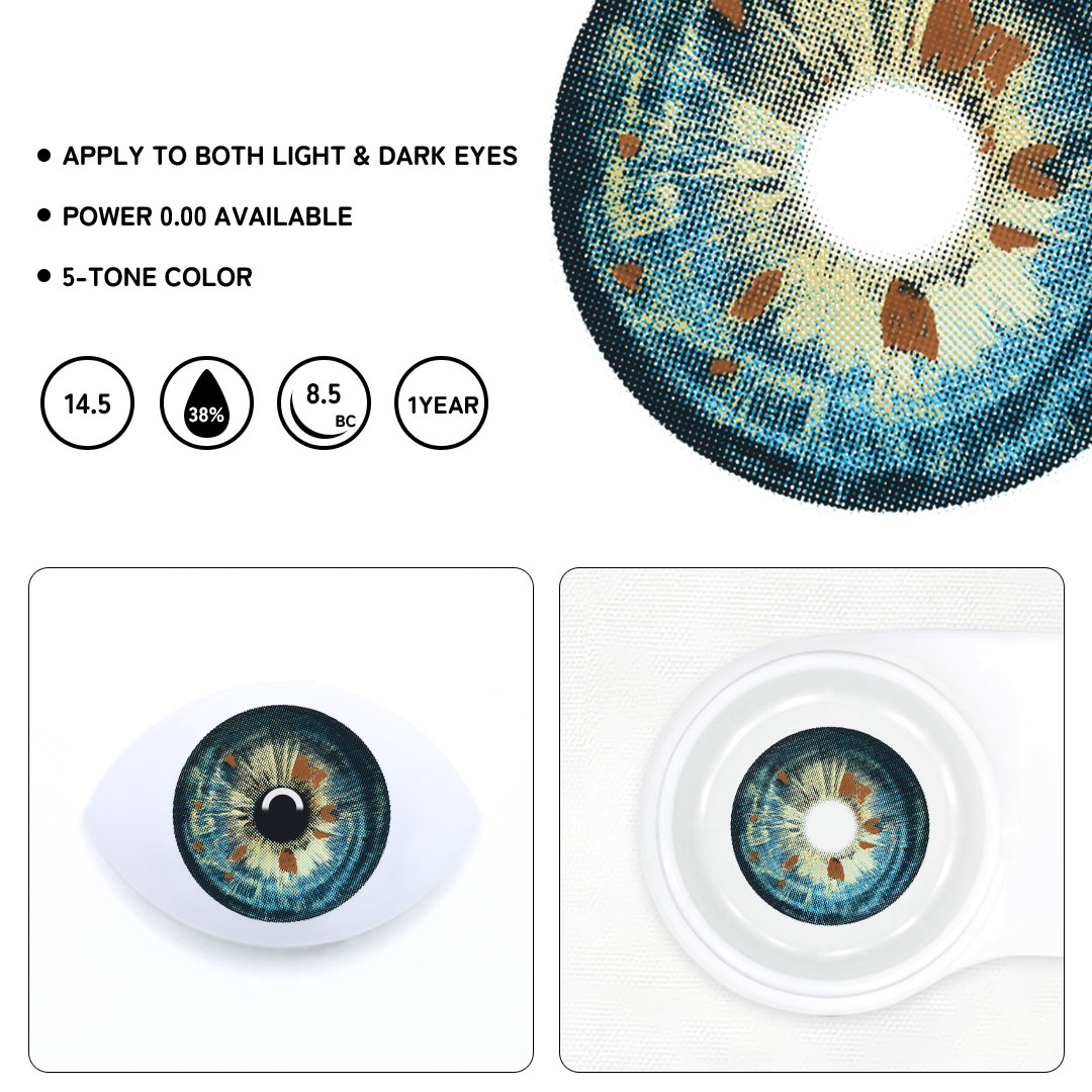 Giada Blue Colored Contact Lenses