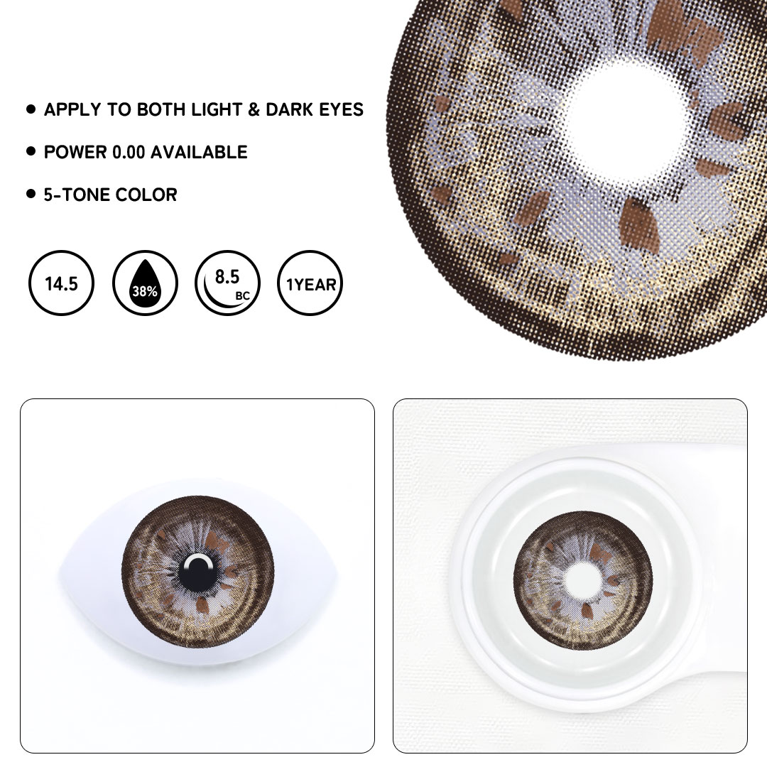 Giada Brown Colored Contact Lenses