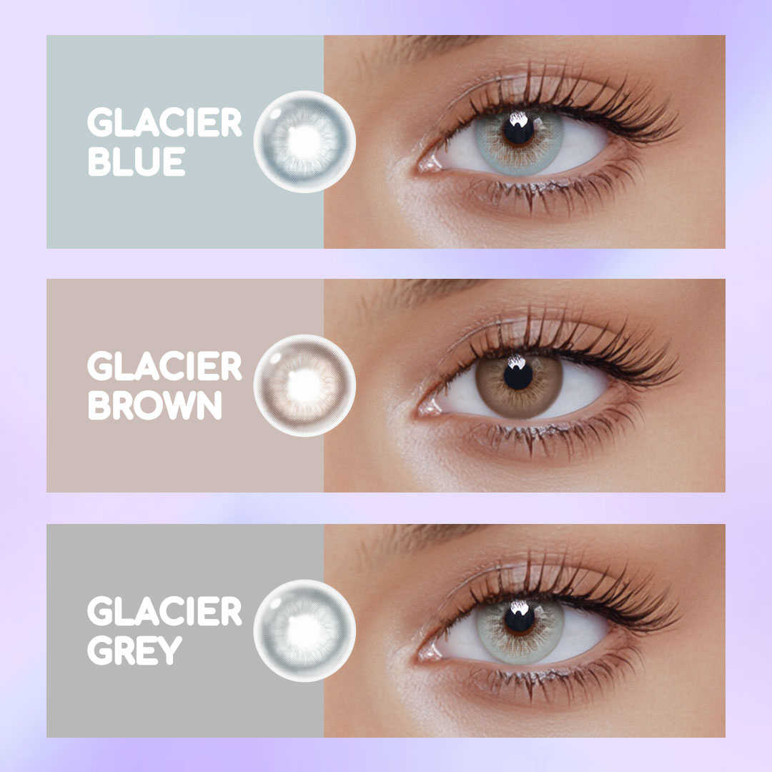 Glacier Brown Colored Contact Lenses