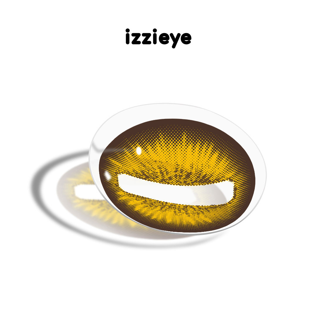 Goat Eye Brown Colored Contact Lenses