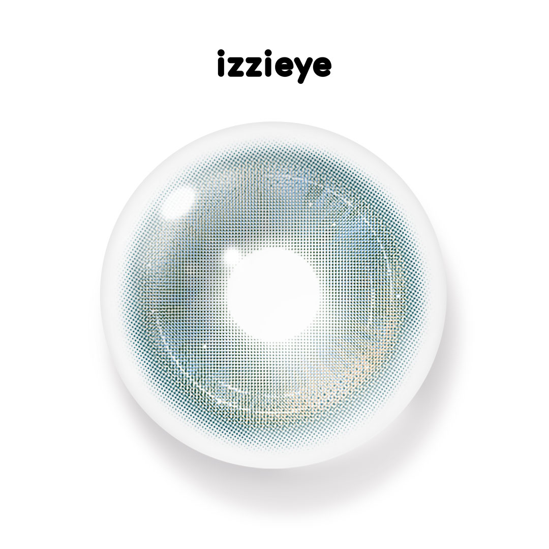 Golden Ray Blue Colored Contact Lenses