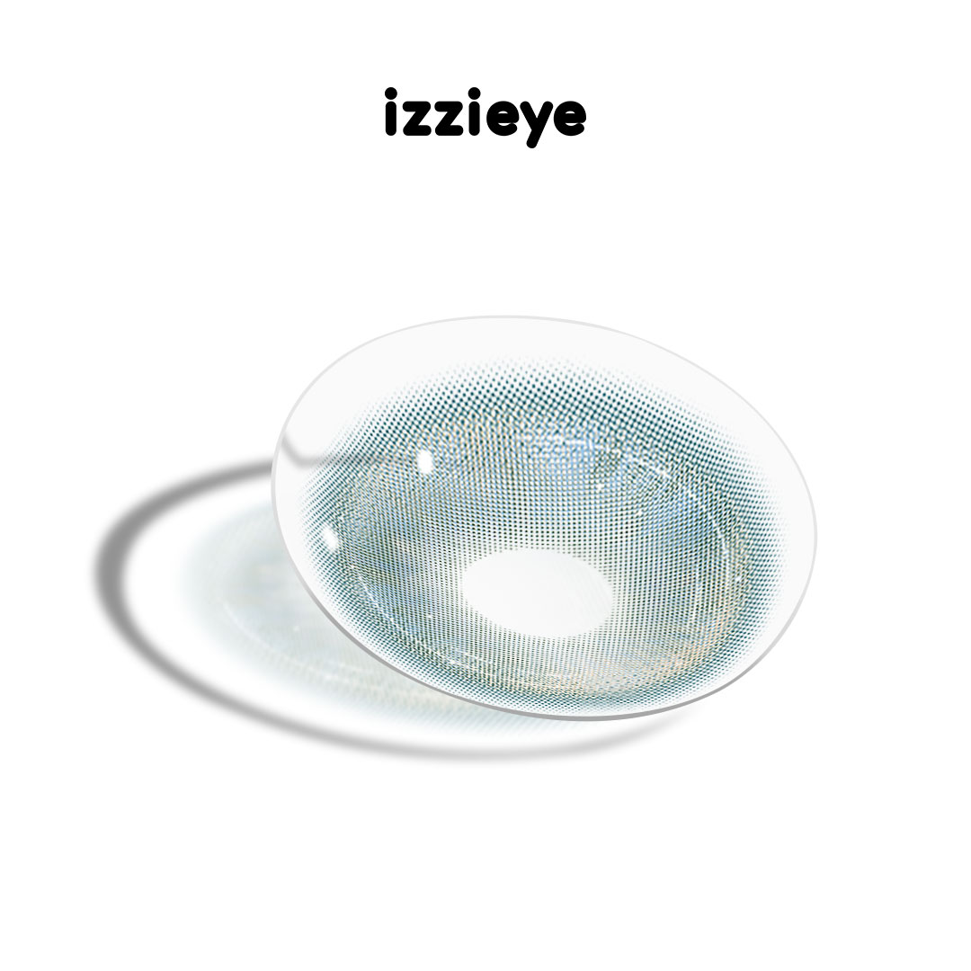 Golden Ray Blue Colored Contact Lenses