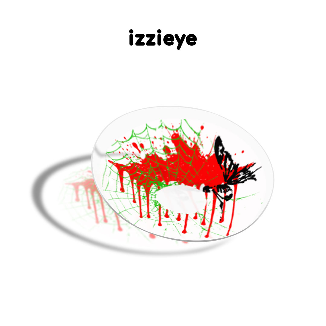 Gravemoon White Colored Contact Lenses